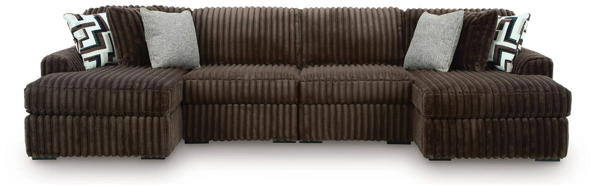 Midnight-Madness Sectional with Chaise