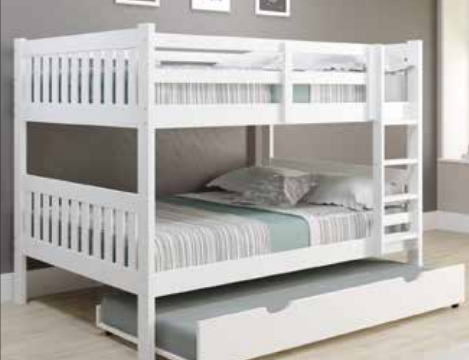 F/F Mission Bunkbed w/Trundle