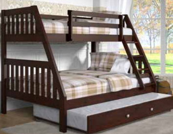 T/F Mission Bunkbed w/Trundle