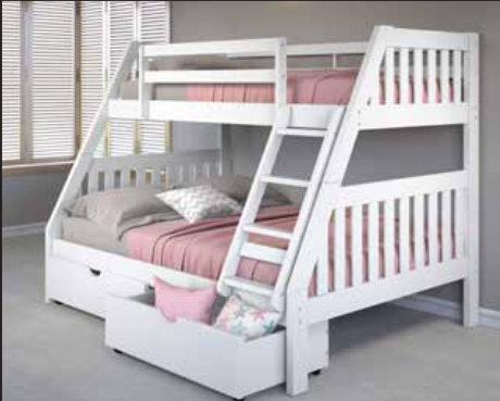 T/F Mission Bunkbed w/Underbed Drawers