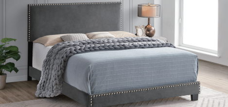 Calypso Grey Bed