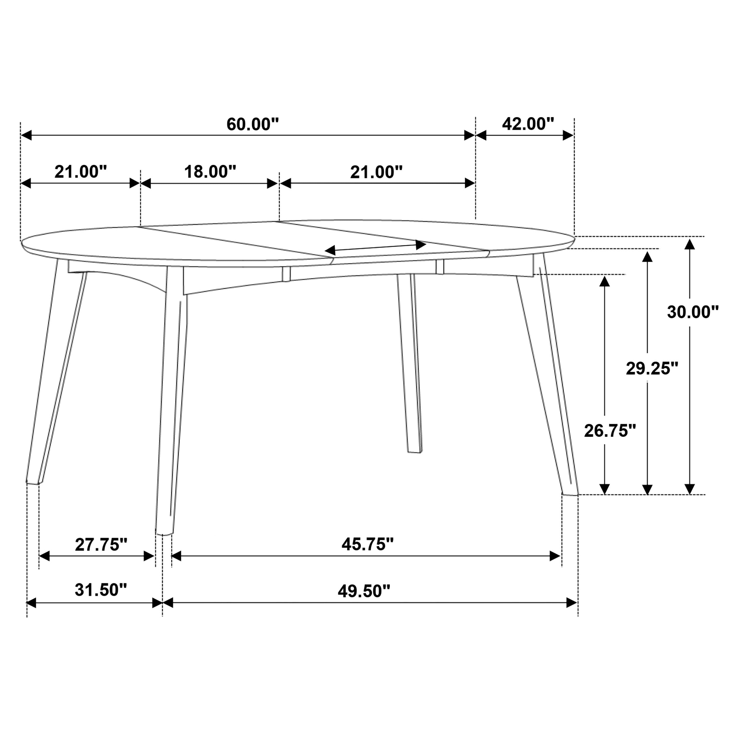 Jedda 5 Pc Dining Sets
