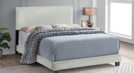 Calypso Light Beige Bed