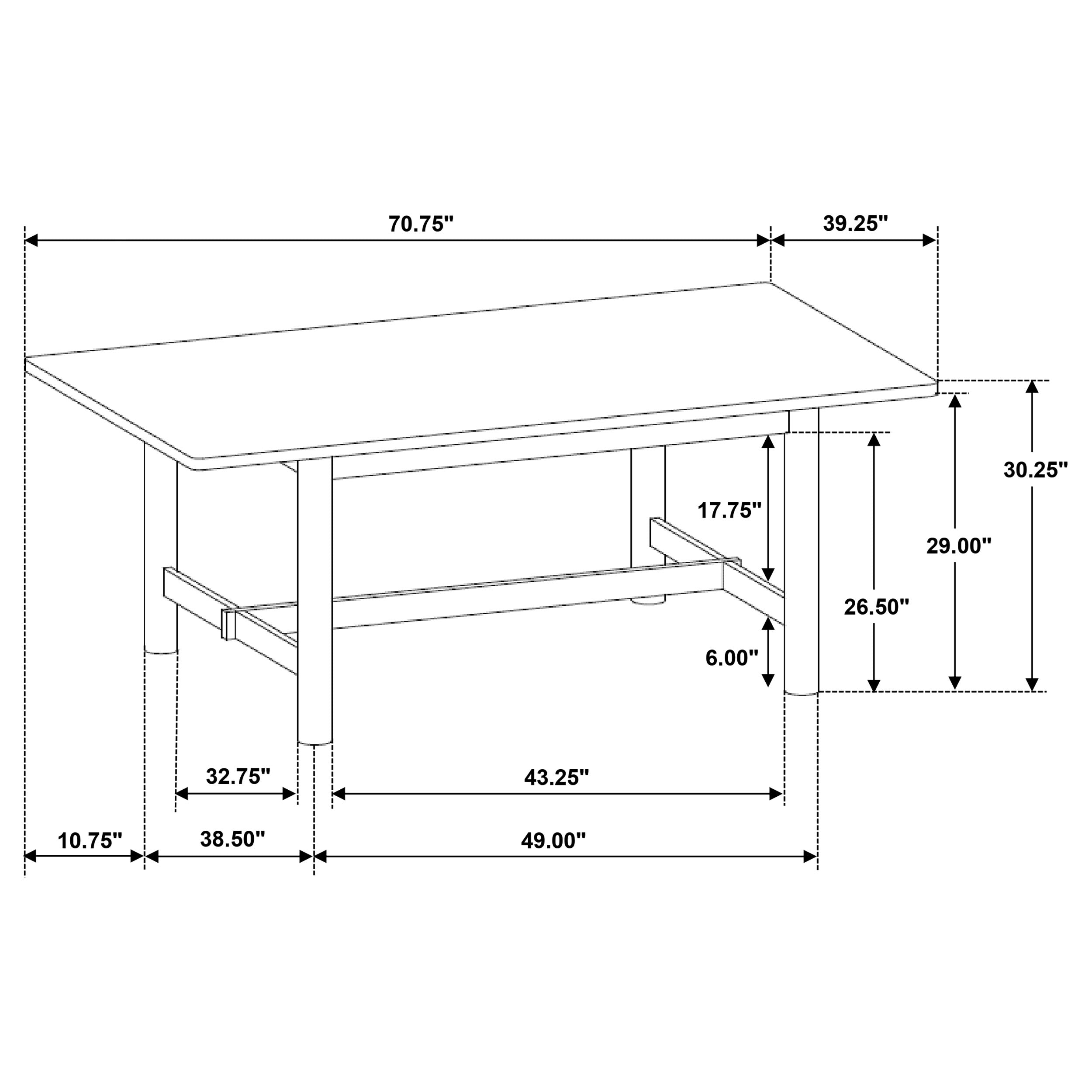 Crestmore 7 Pc Dining Set