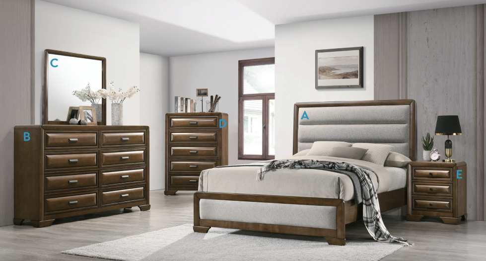 Willow Wood Bedroom Set