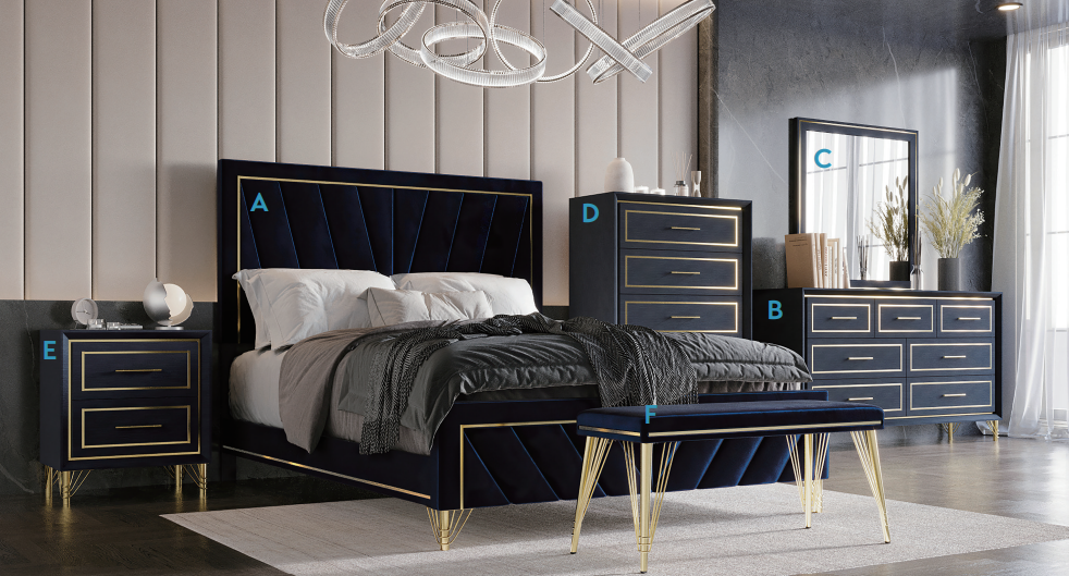 Gatsby Bedroom Set