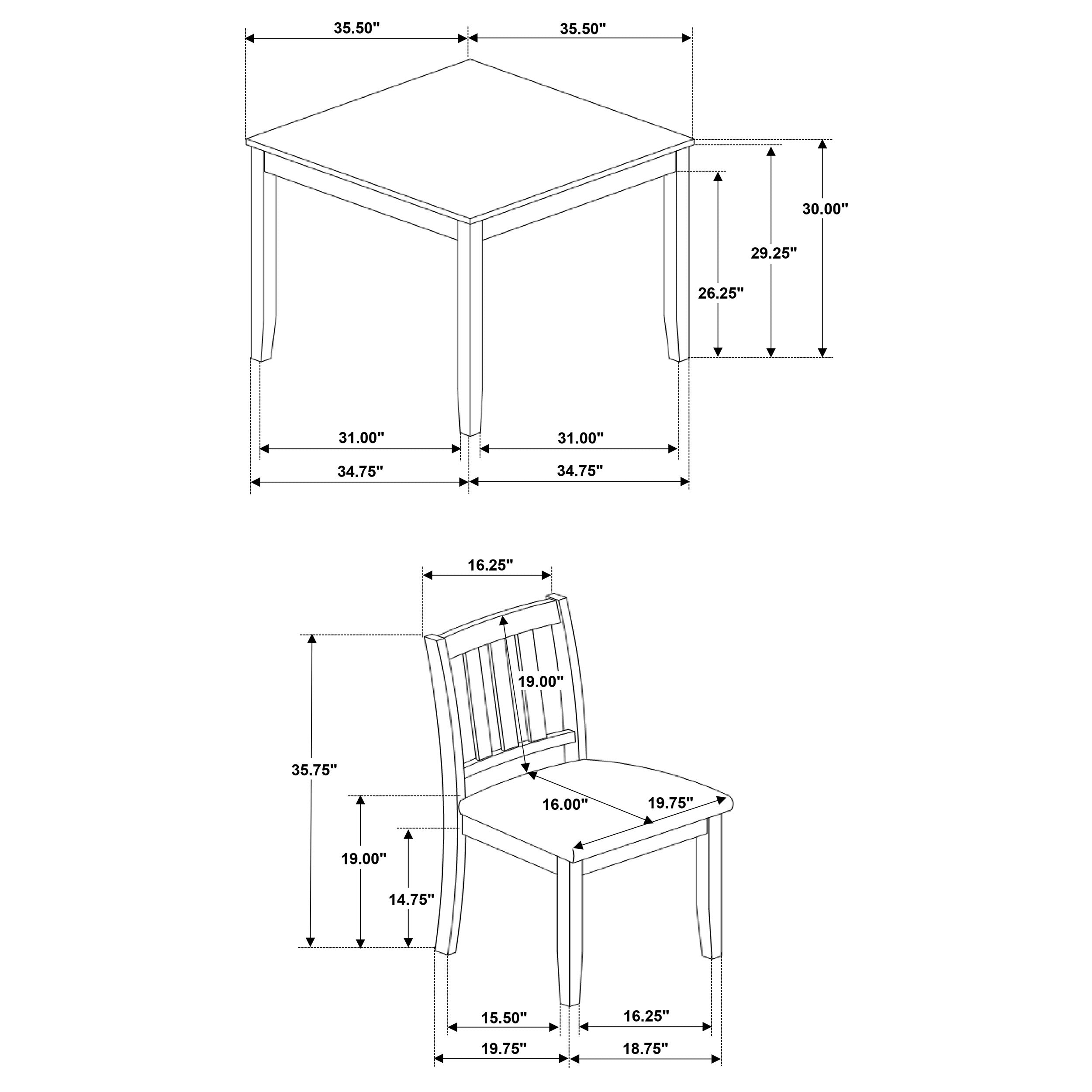 Parkwood 5 Pc Dining Set