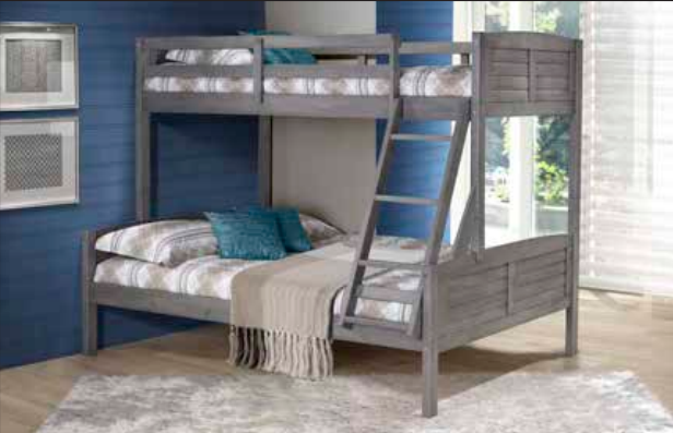 Twin/Full Louver Bunkbed