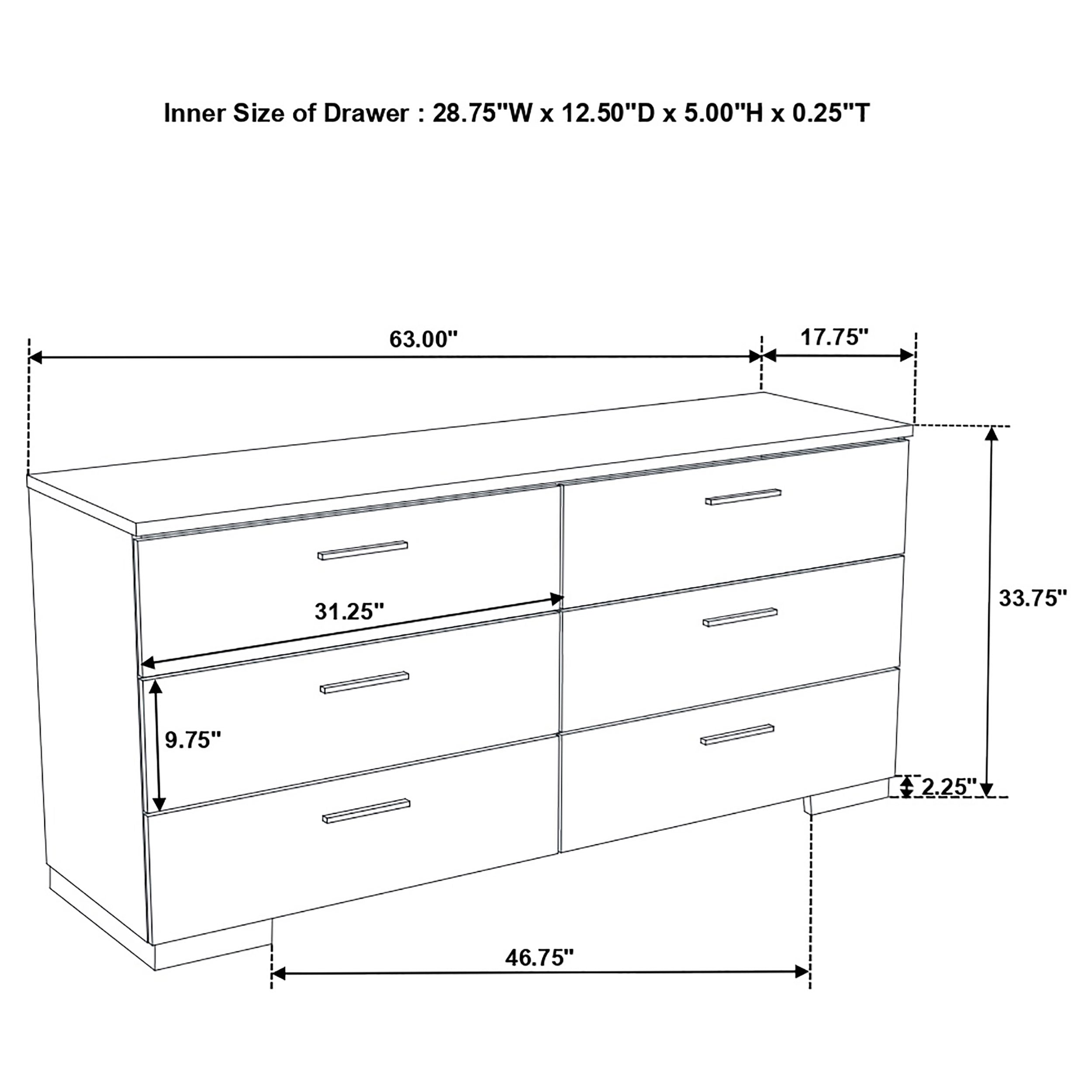 Felicity 4 & 5 Pc Queen, Full, Cal.King & Twin Bedroom Set