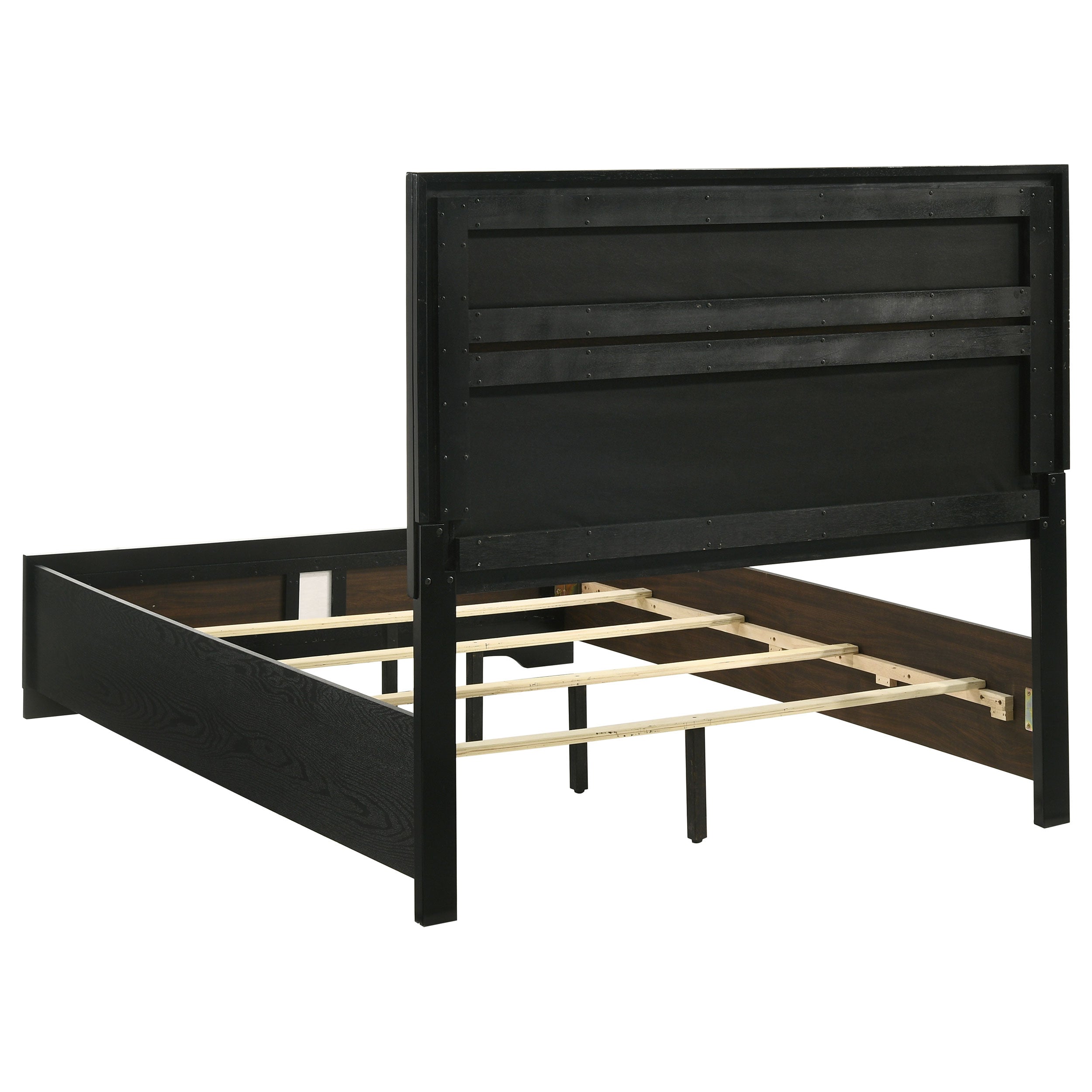 Miranda California King, E.King, Queen, Full, & Twin Bed Black & White