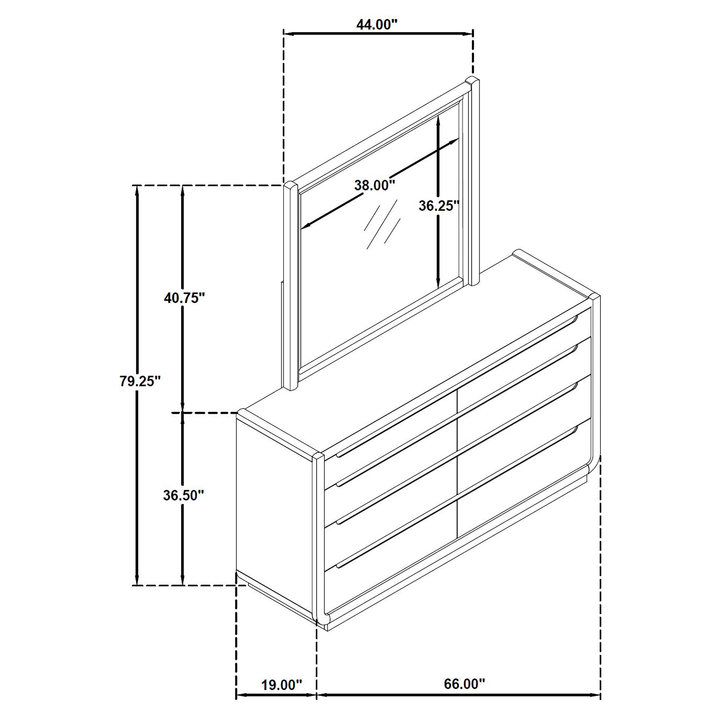 Leandro Dresser with Mirror