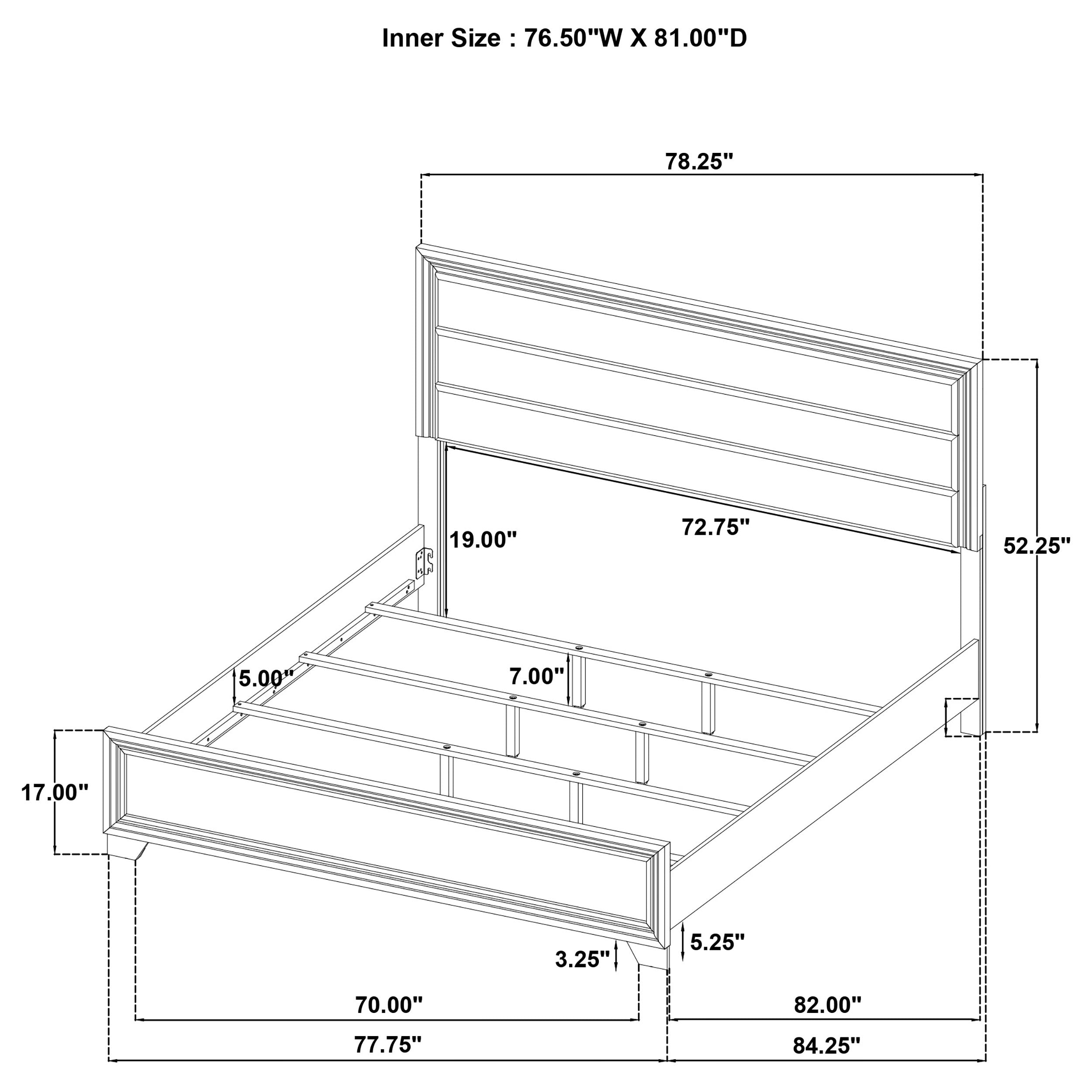 Wright 5 Pc Bedroom Set