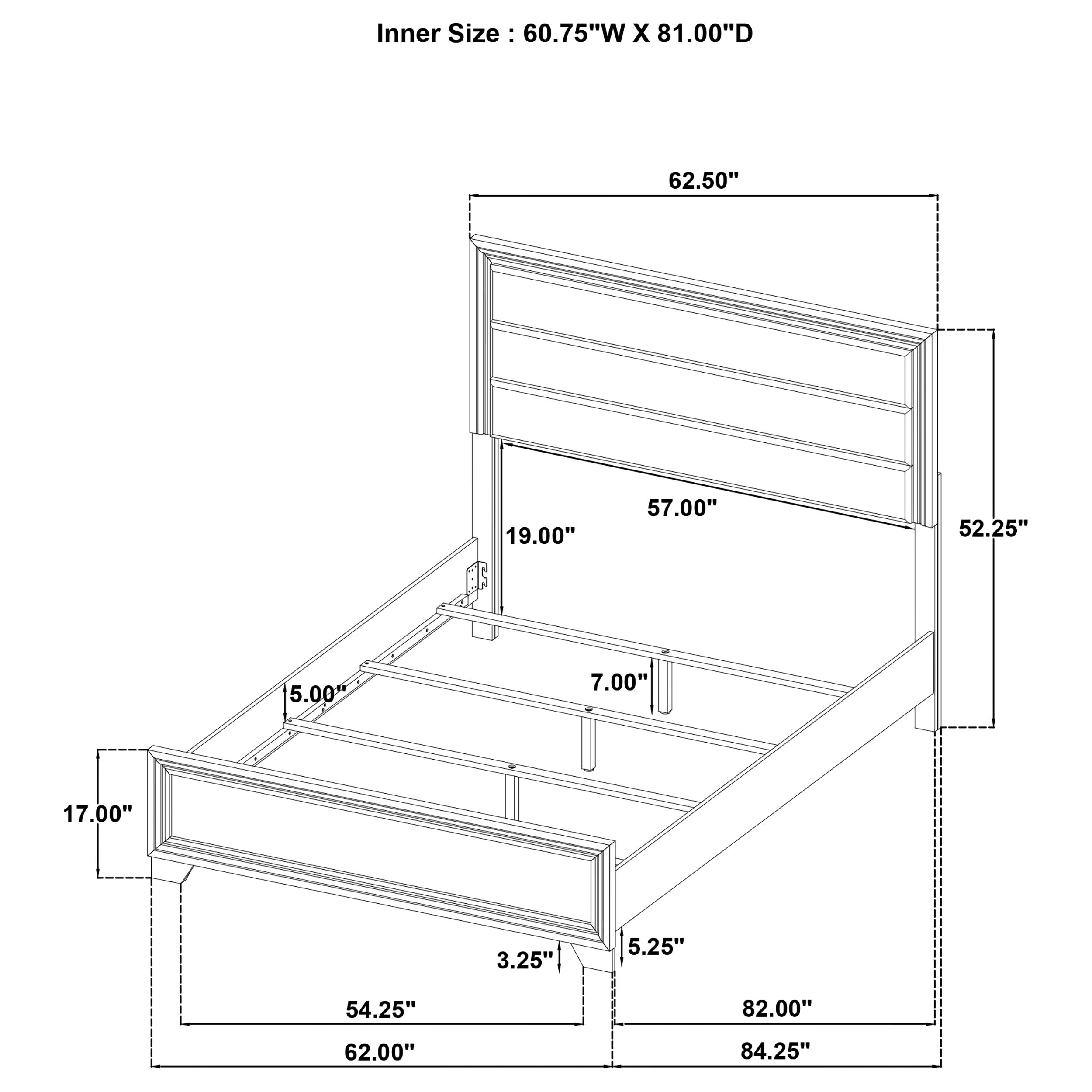 Wright 5 Pc Bedroom Set
