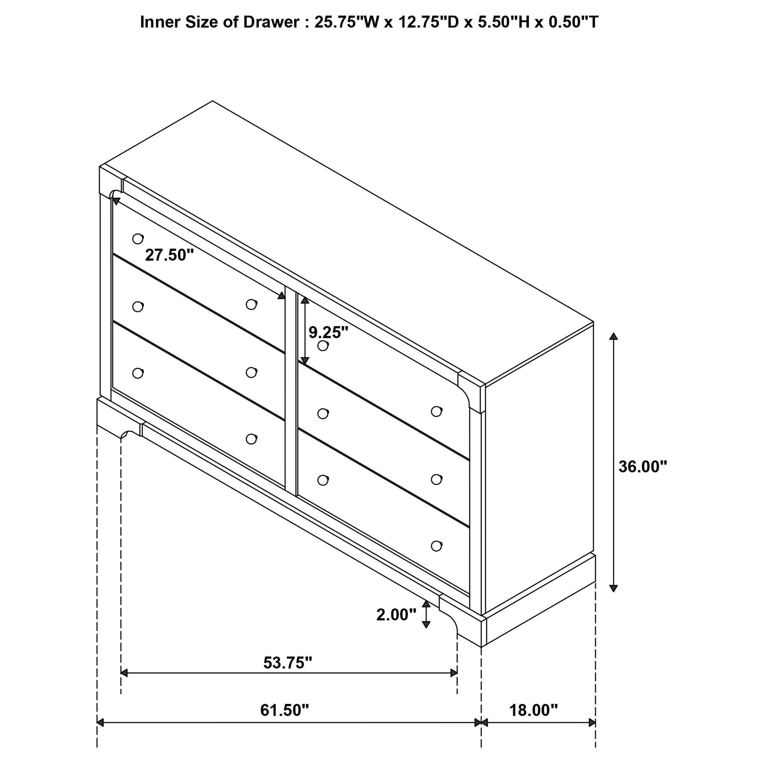 Gran Park 4 Pc Bedroom Set