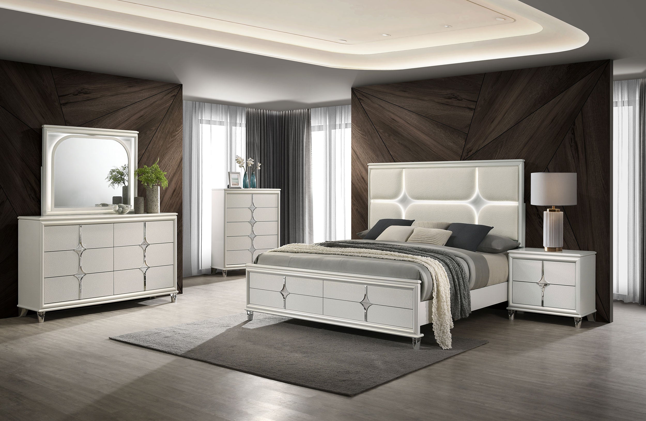 Olivia 5 Pc Bedroom Set