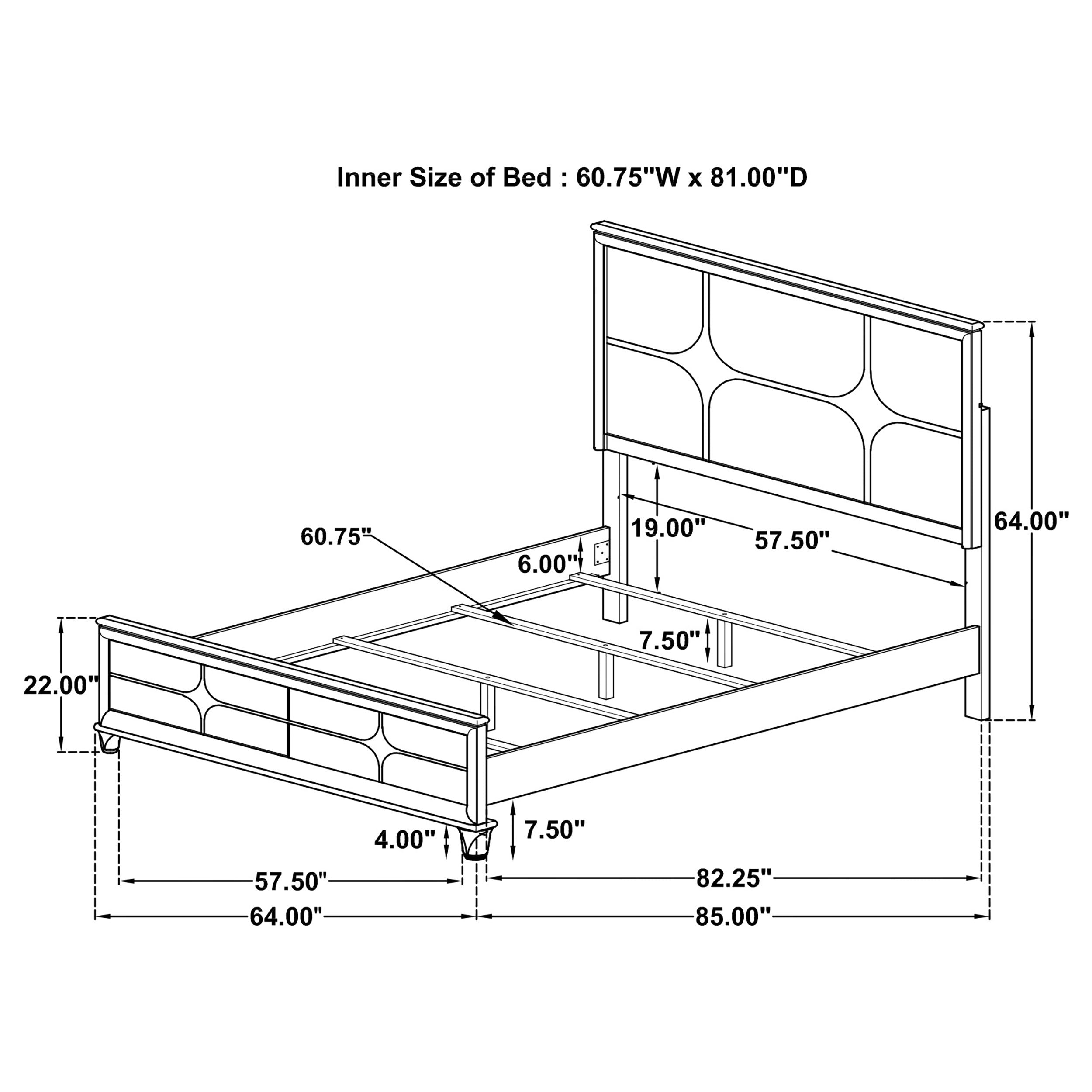 Olivia 4 Pc Bedroom Set