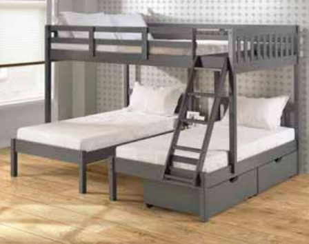 Full Over Double Twin Bunkbed