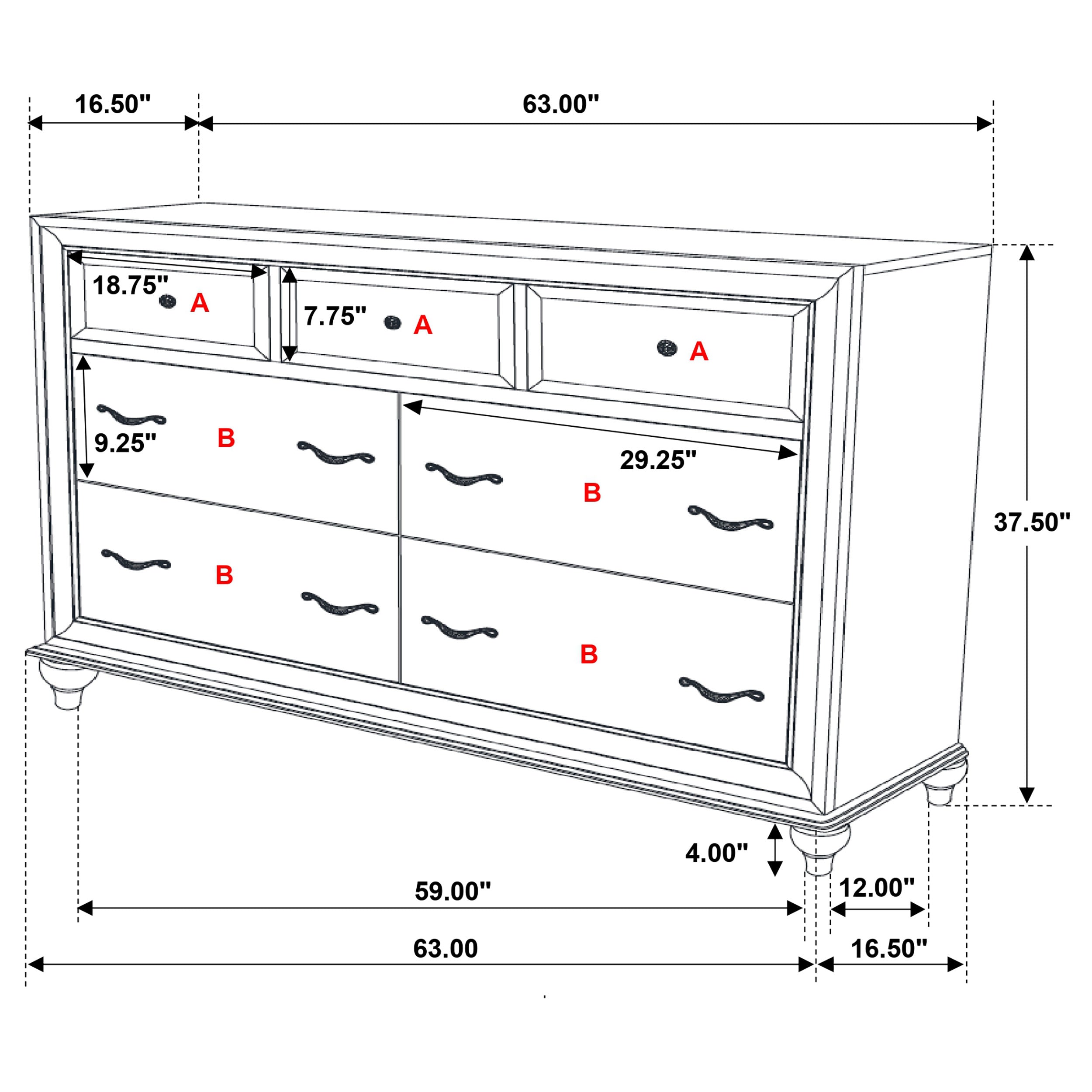 Barzini 5 & 4 Piece Bedroom Sets E.King & Queen