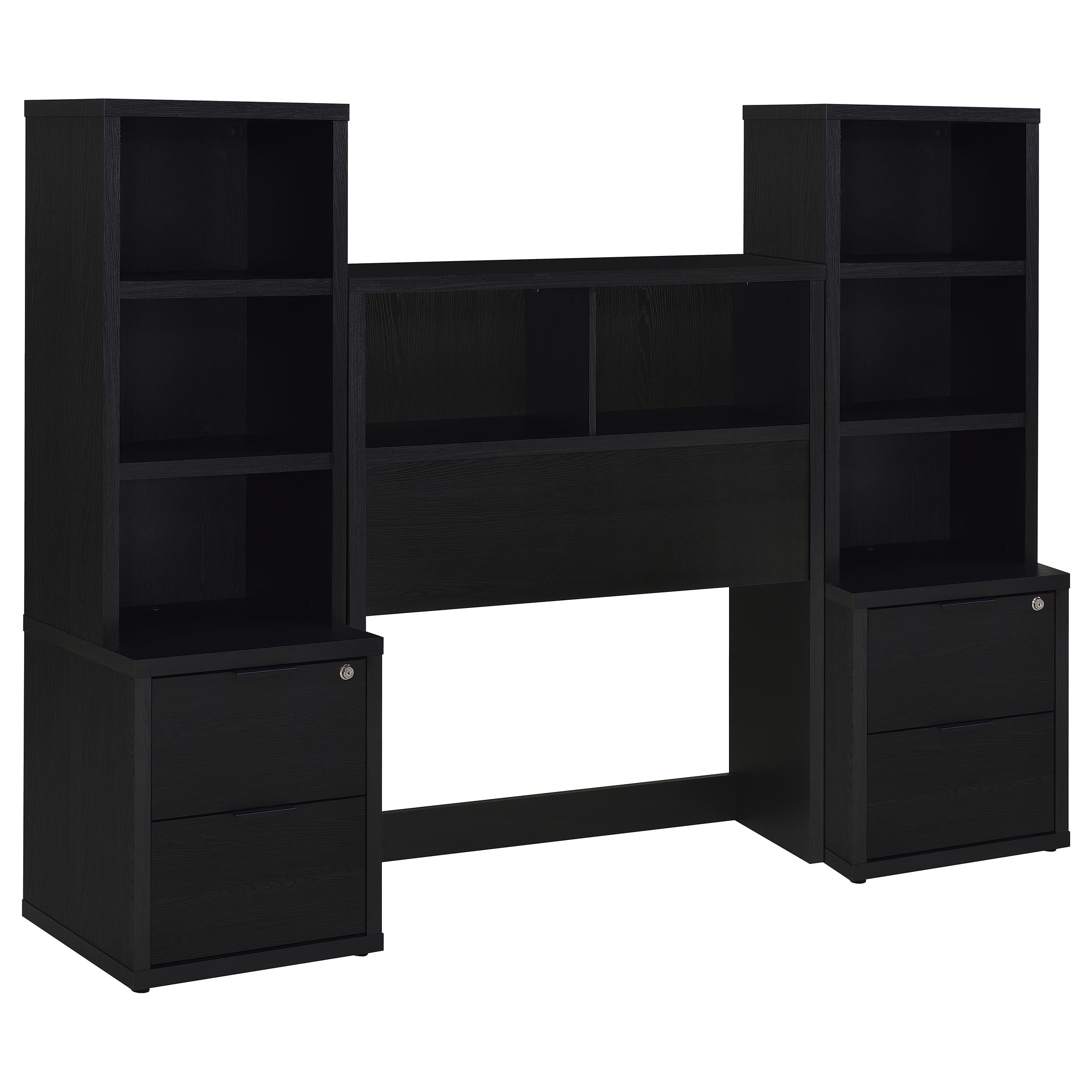 Westpark 5 Pc Twin & Full Bedroom Set Black, Brown & Natural