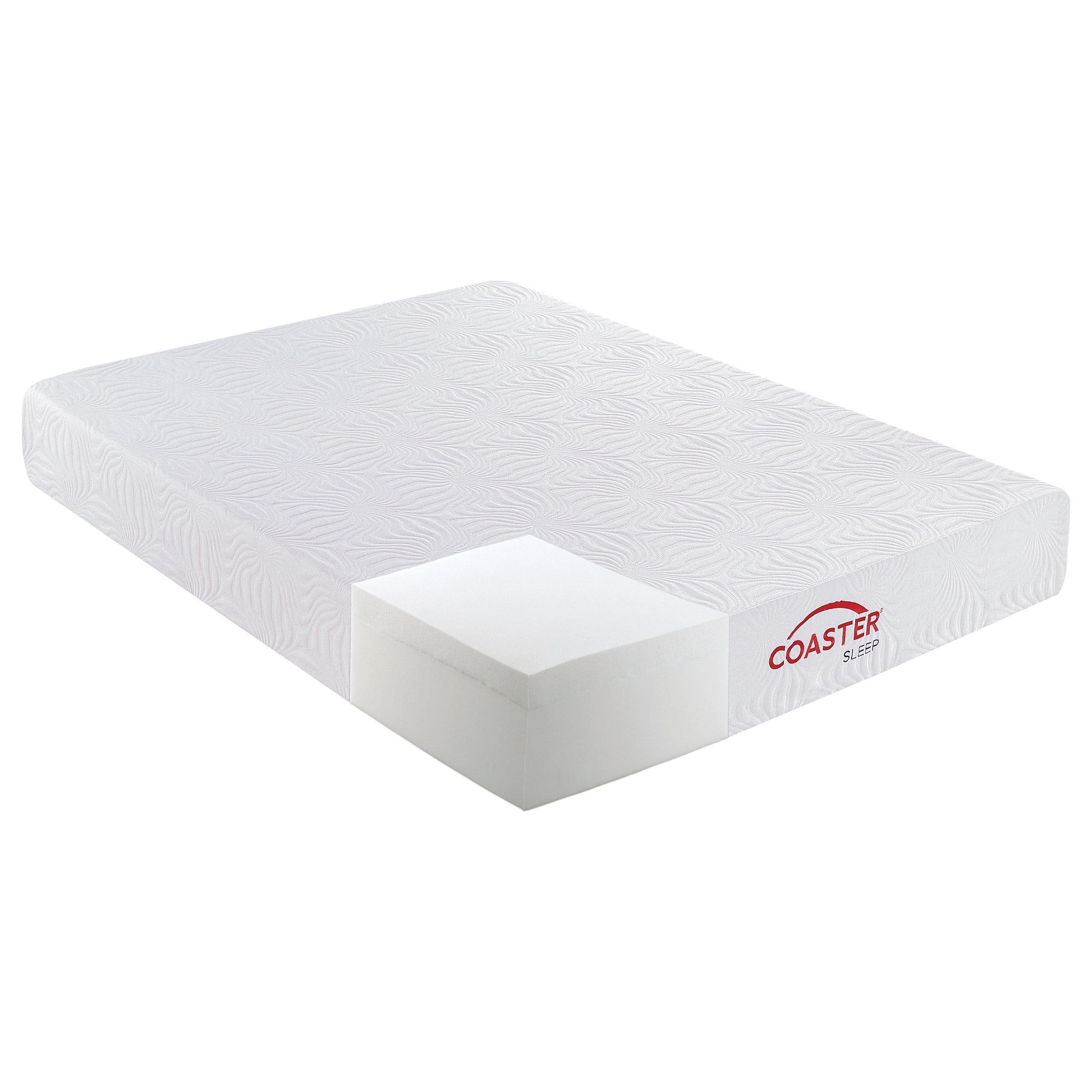 Key 10" Memory Foam Mattress White