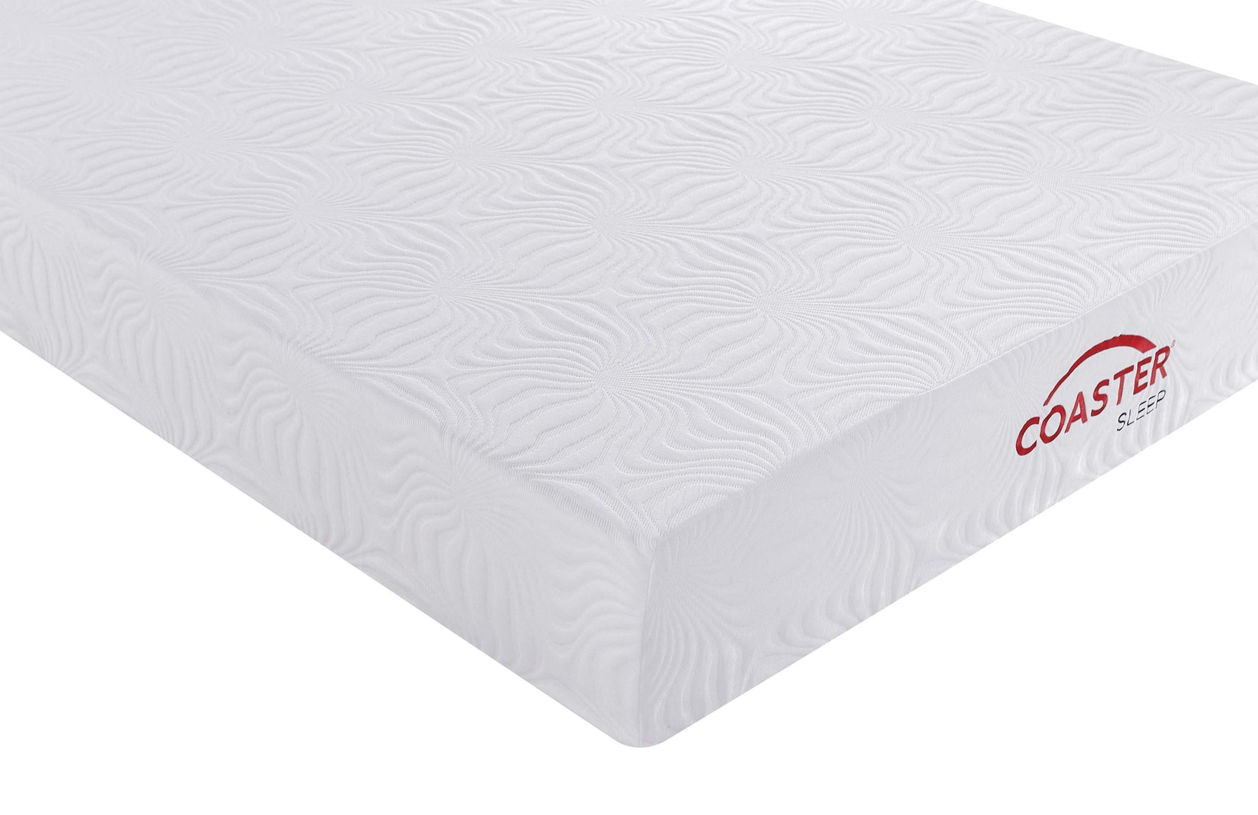 Key 10" Memory Foam Mattress White