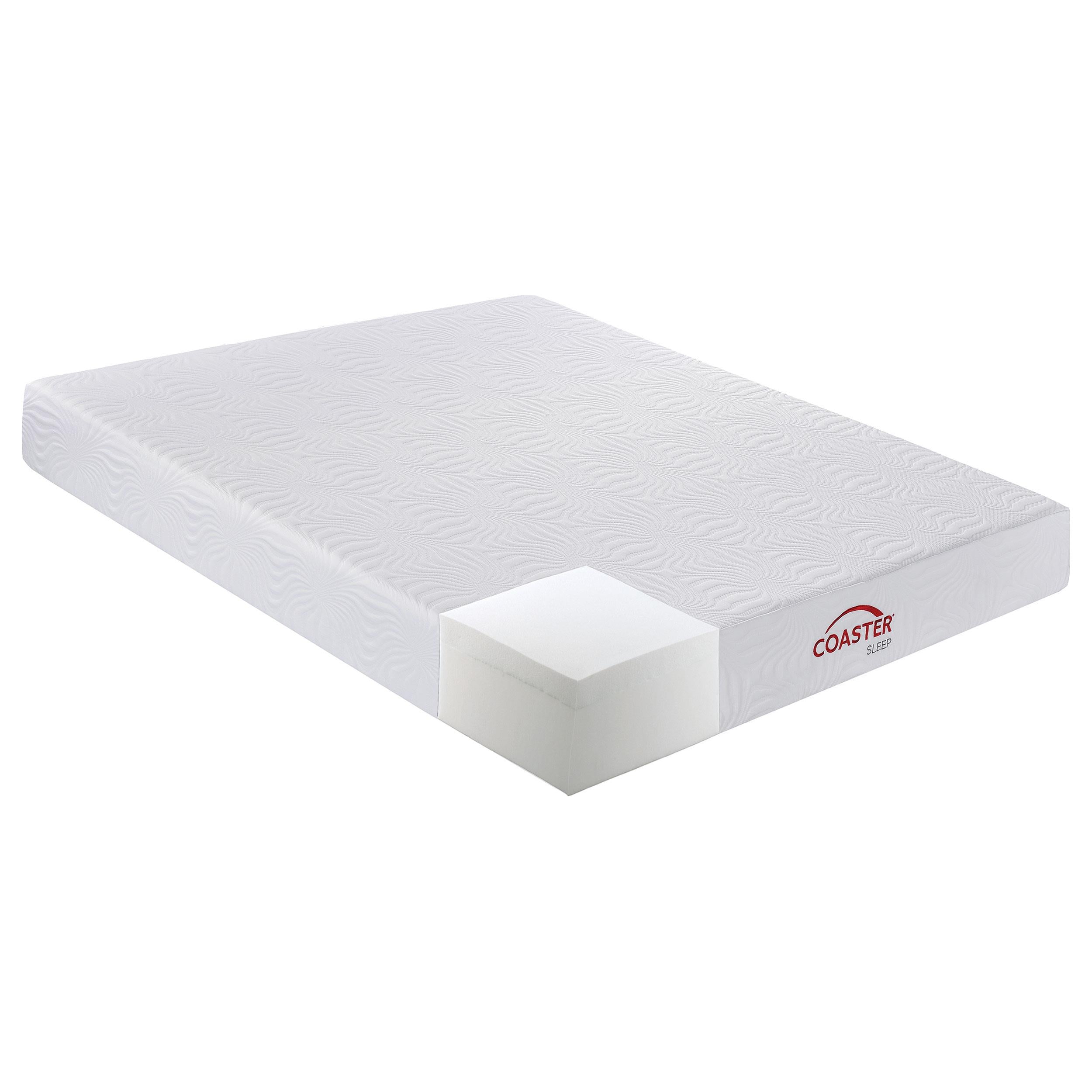 Key 10" Memory Foam Mattress White
