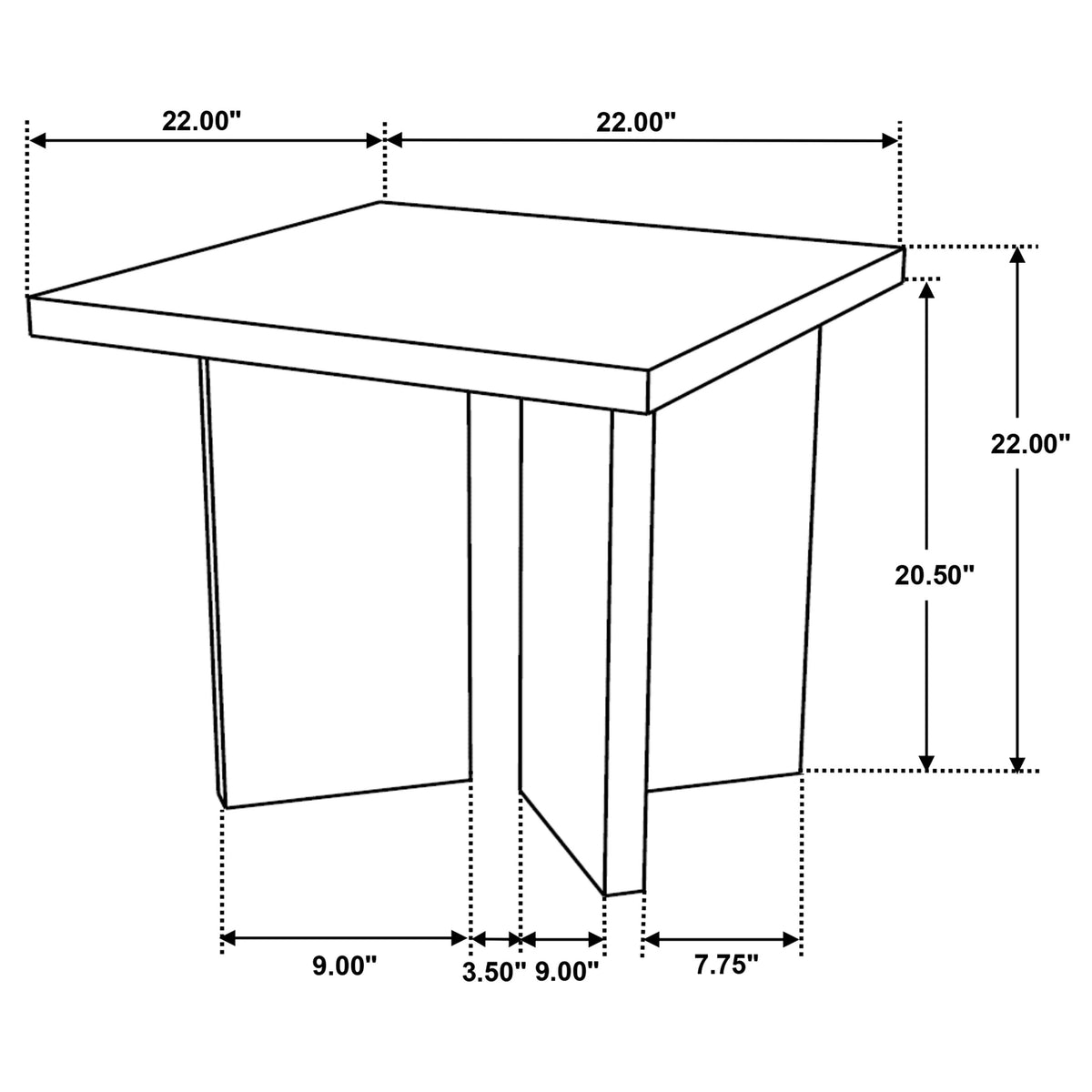 Andando End Table