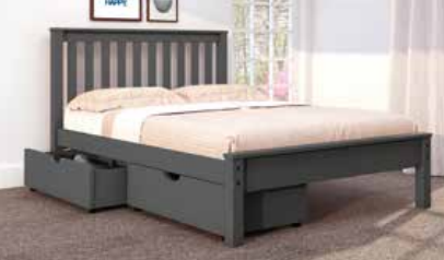 Full Contempo Bed with Underbed Drawers