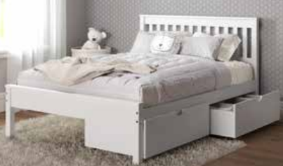 Full Contempo Bed with Underbed Drawers