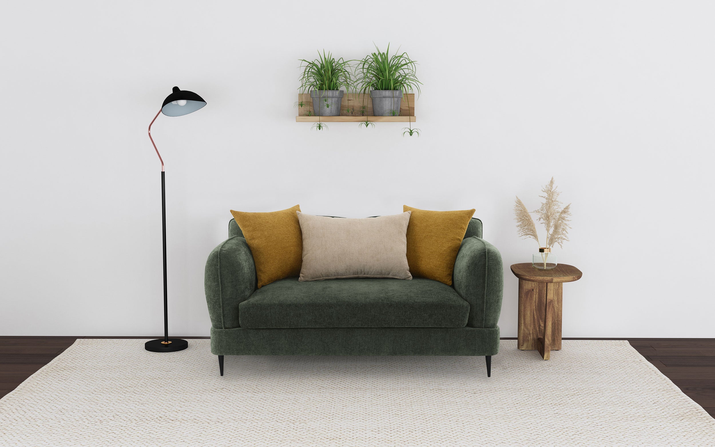 Jade Stationary Loveseat