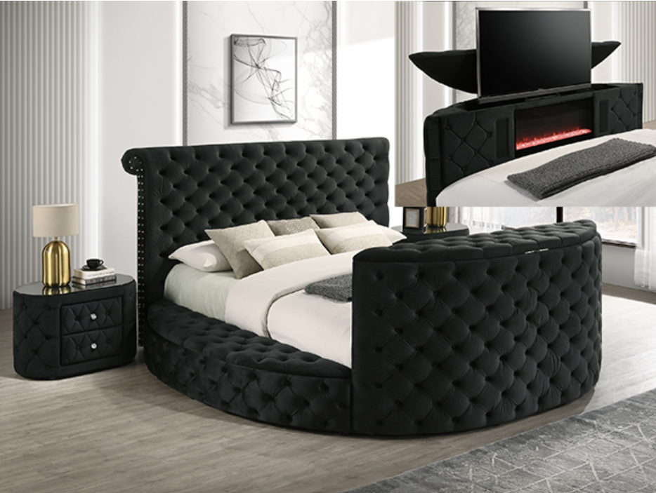 Voltare Bed Black