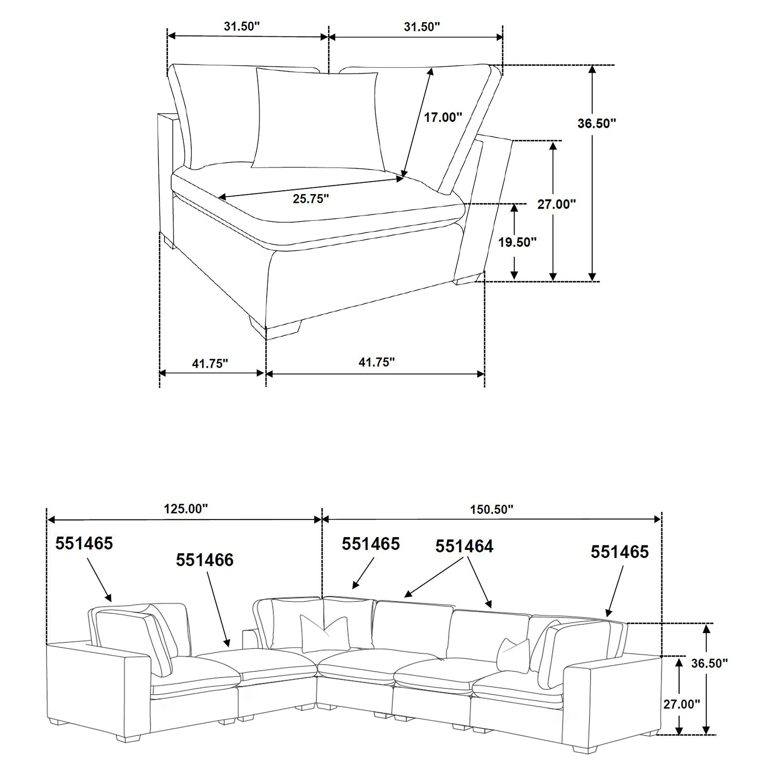Lakeview Upholstered Corner Chair