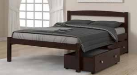 Full Econo Bed with Underbed Drawers