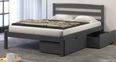 Full Econo Bed with Underbed Drawers