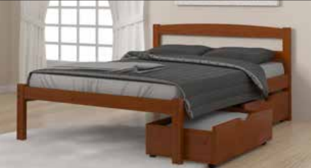 Full Econo Bed with Underbed Drawers