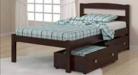 Twin Econo Bed with Underbed Drawers