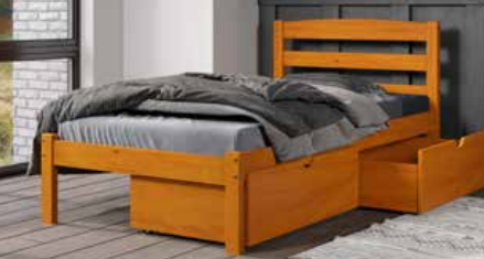 Twin Econo Bed with Underbed Drawers