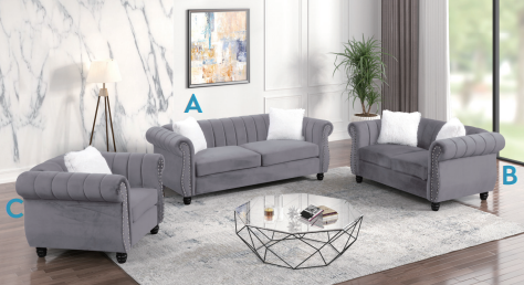 Crescent Living Room Set