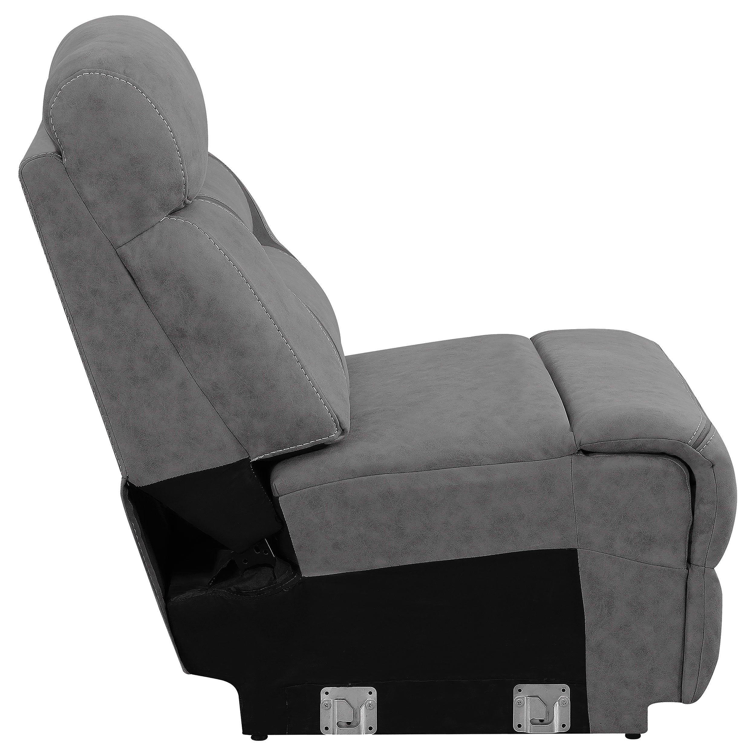 Higgins Reclining Grey Sectional