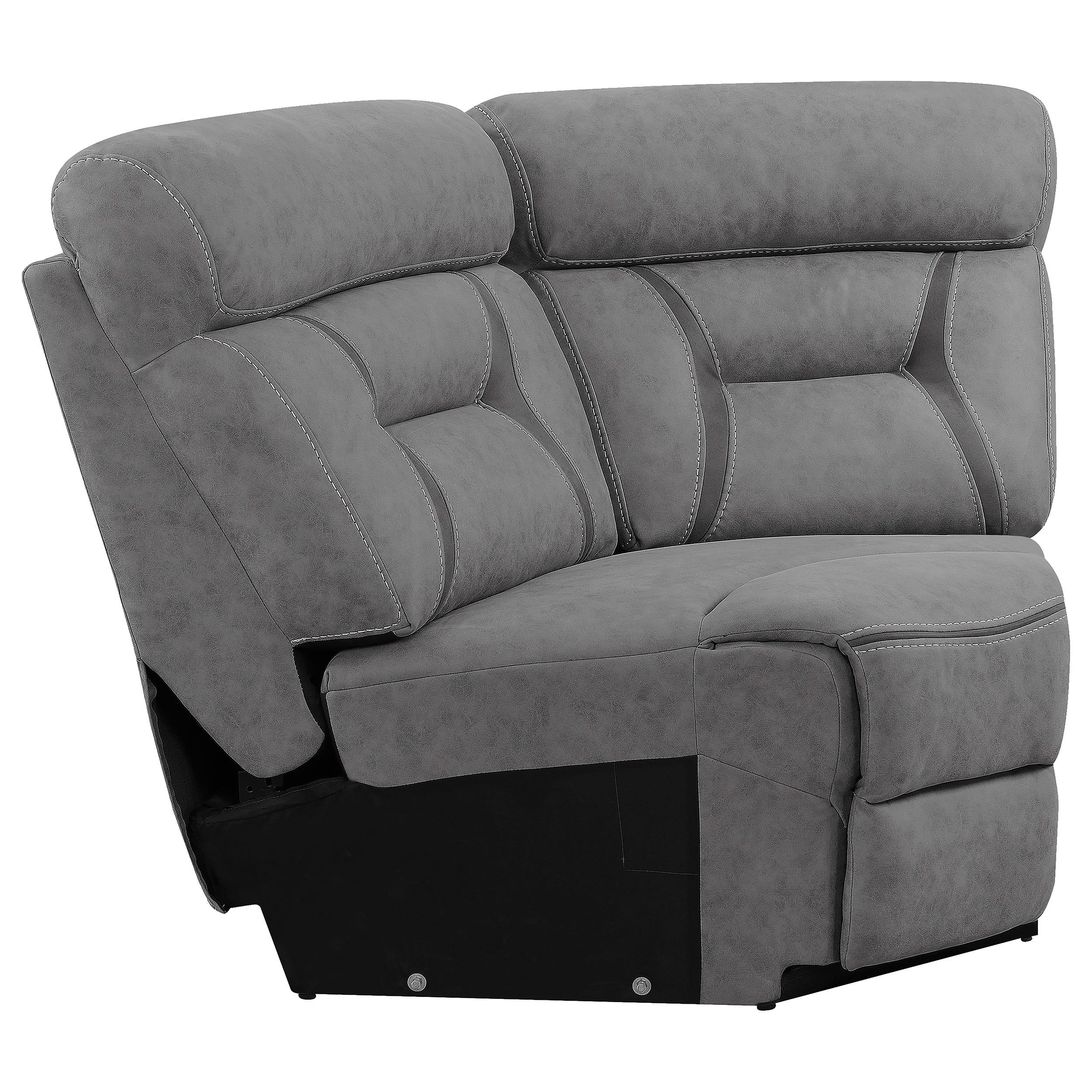 Higgins Upholstered Wedge Grey