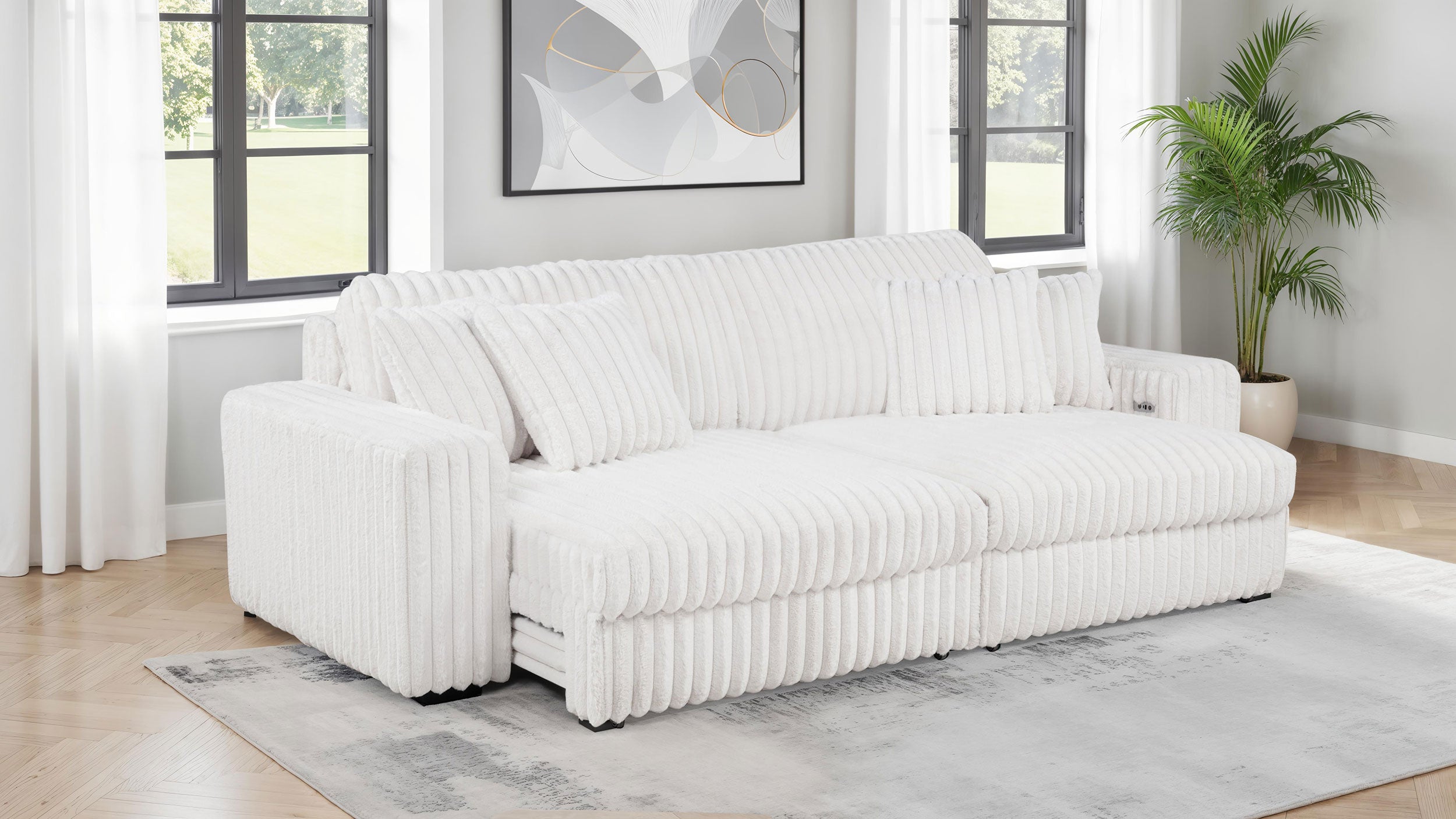 Jacana Sofa with Power Chaise