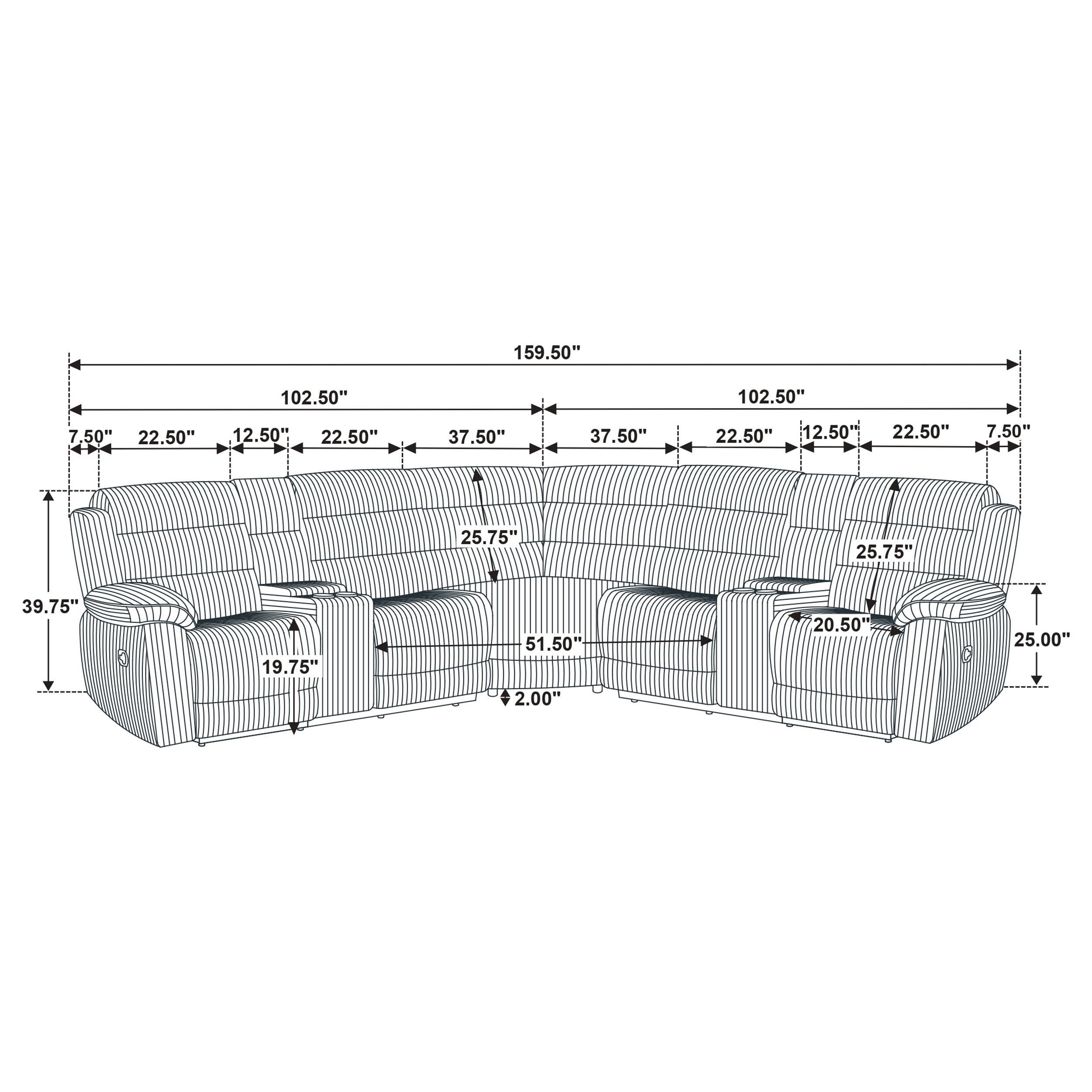 Atkinson Reclining Sectional Sofa