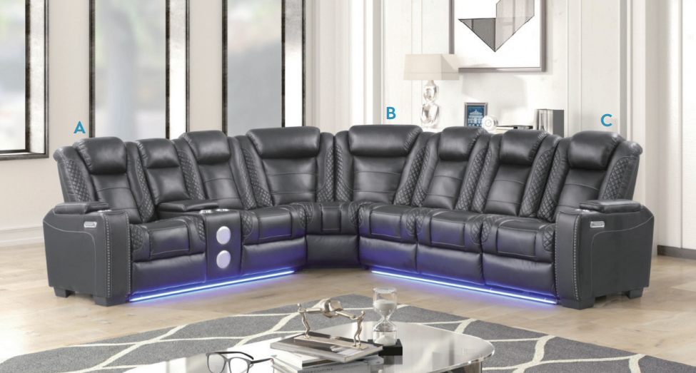 Journey Power Reclining Sectional