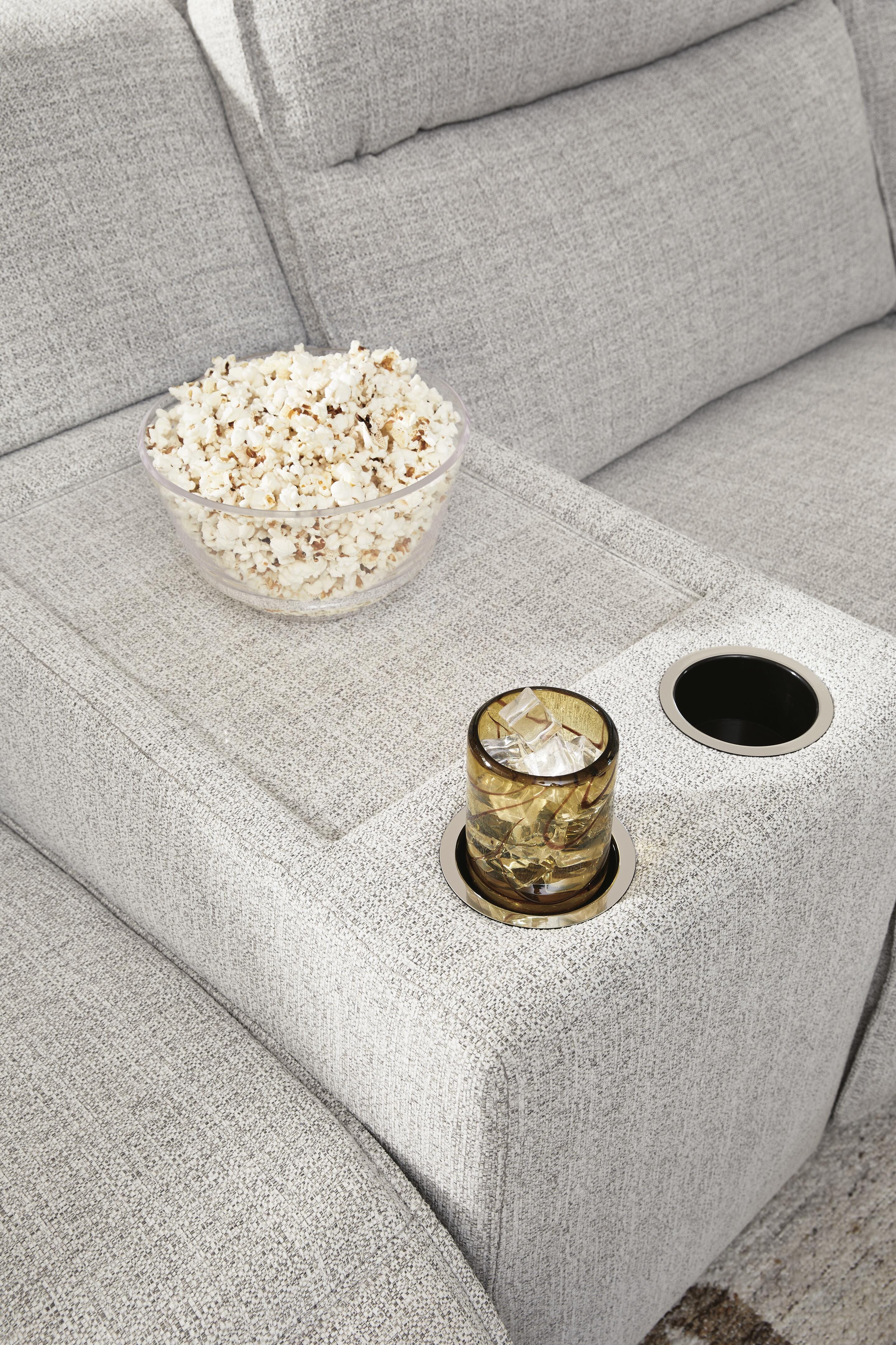 Modmax II Power Reclining Sectional with Chaise and Audio Console