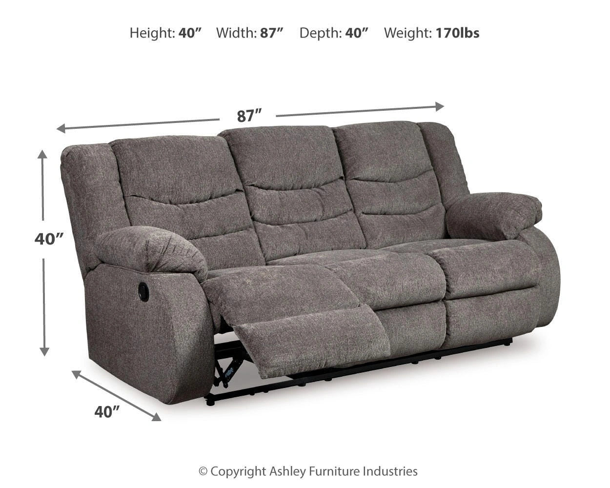 Tulen Reclining Sofa