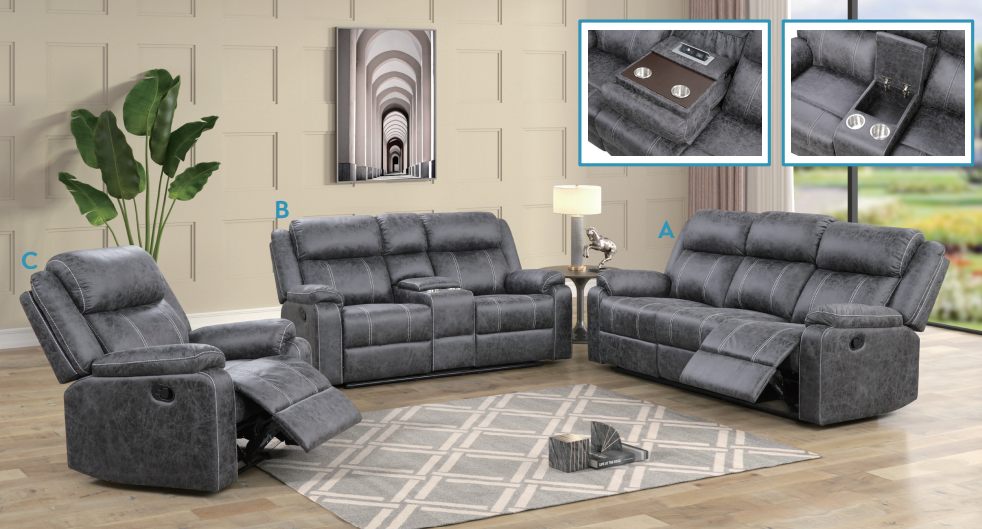 Lucca Reclining Set