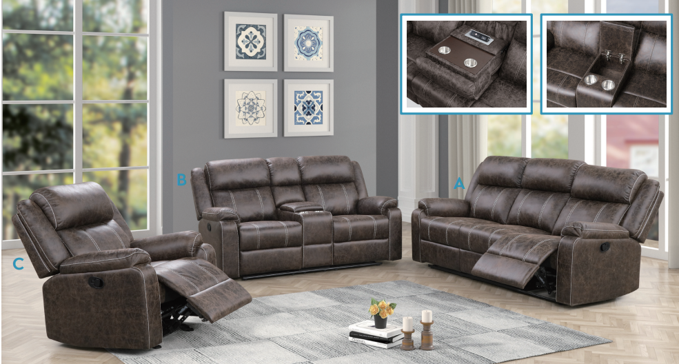 Lucca Reclining Set