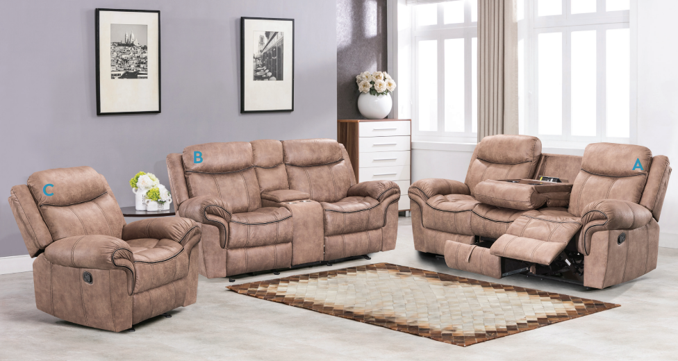 Boulder Reclining Set