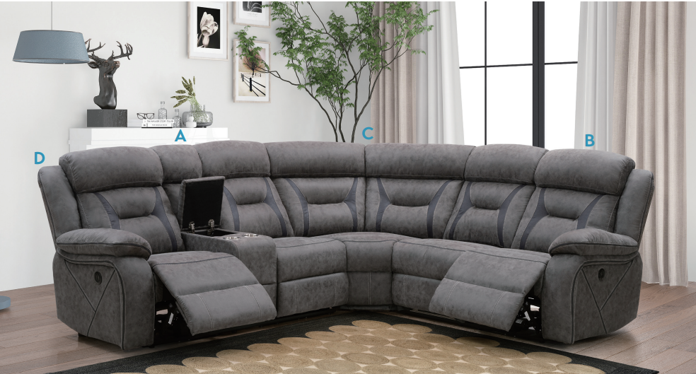 Liberty Power Reclining Sectional