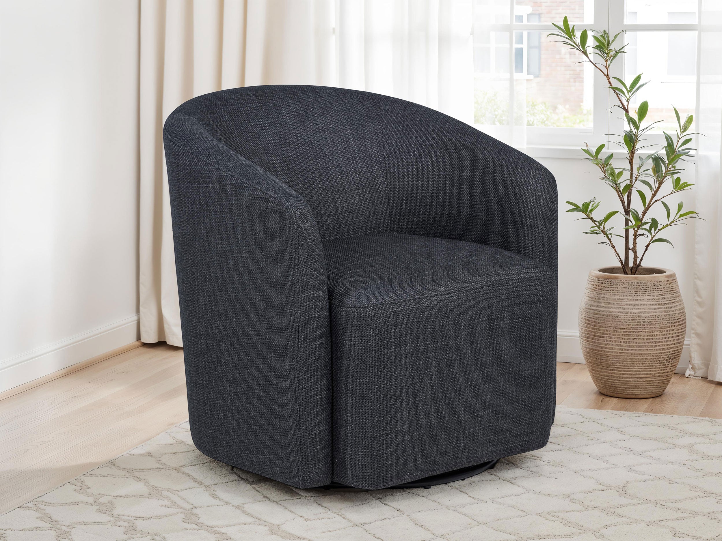 Mossbrook Swivel Accent Chair